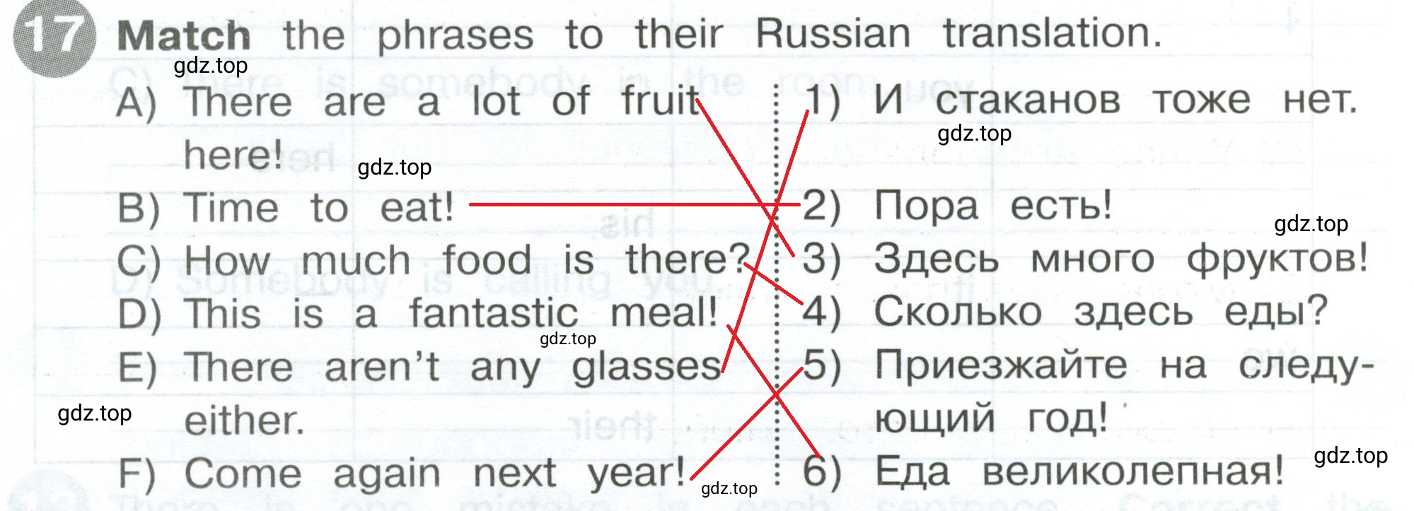 Решение 2. номер 17 (страница 78) гдз по английскому языку 4 класс Котова, сборник упражнений