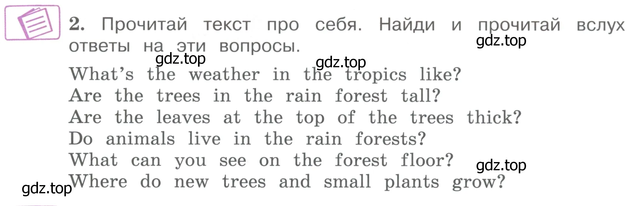 Условие номер 2 (страница 35) гдз по английскому языку 4 класс Вербицкая, Эббс, учебник 1 часть