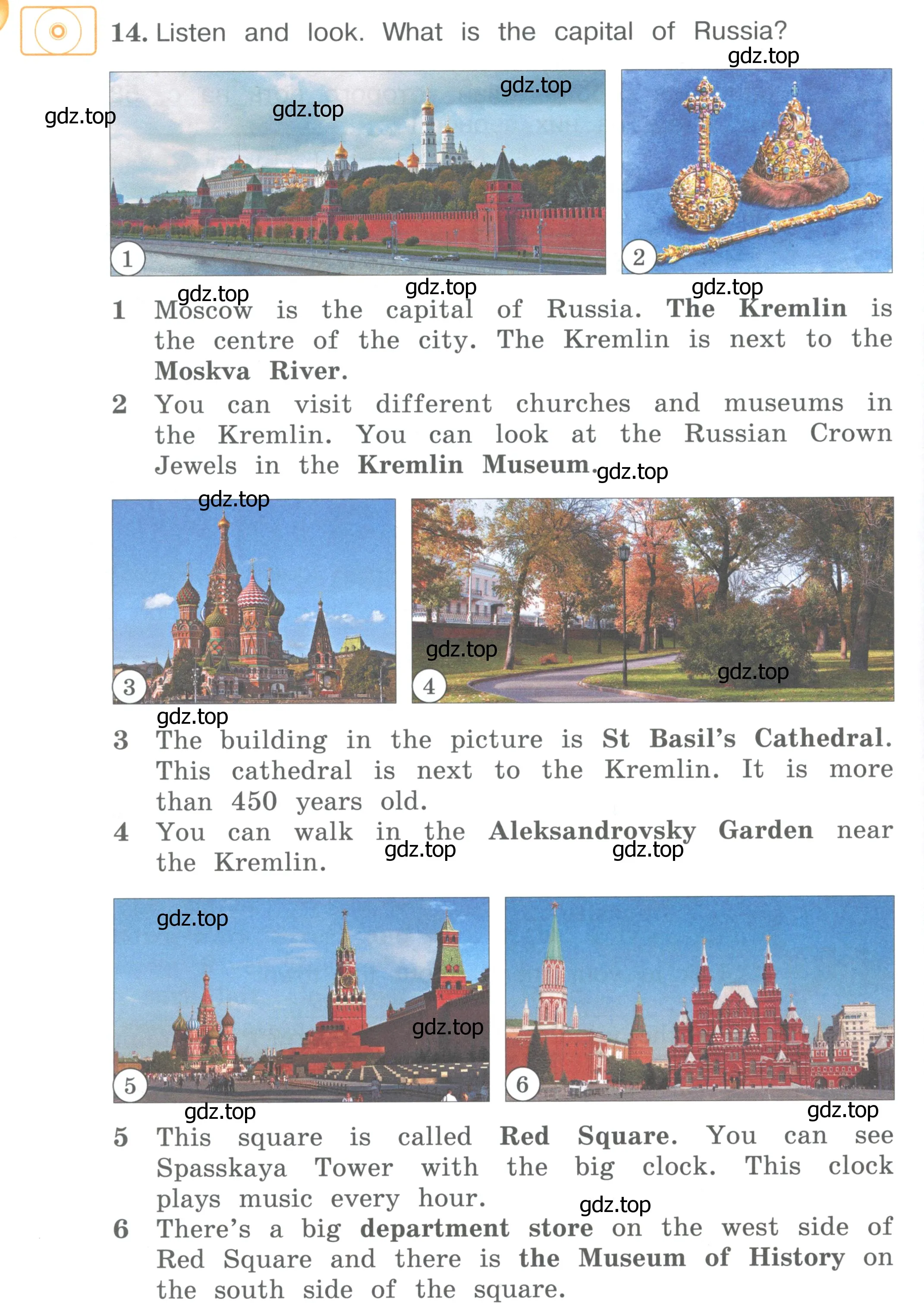 Условие номер 14 (страница 60) гдз по английскому языку 4 класс Вербицкая, Эббс, учебник 1 часть