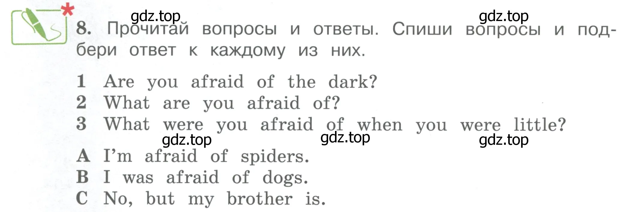 Условие номер 8 (страница 22) гдз по английскому языку 4 класс Вербицкая, Эббс, учебник 2 часть