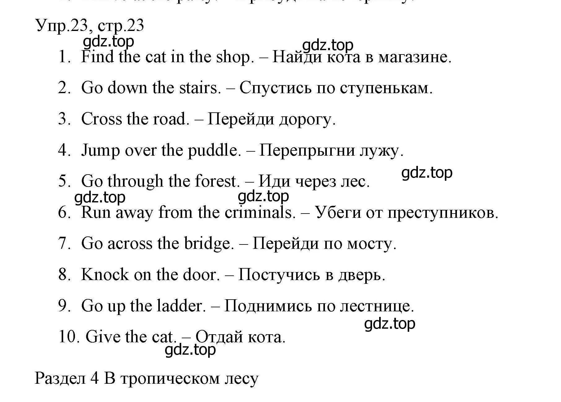 Решение номер 23 (страница 23) гдз по английскому языку 4 класс Вербицкая, Эббс, учебник 1 часть