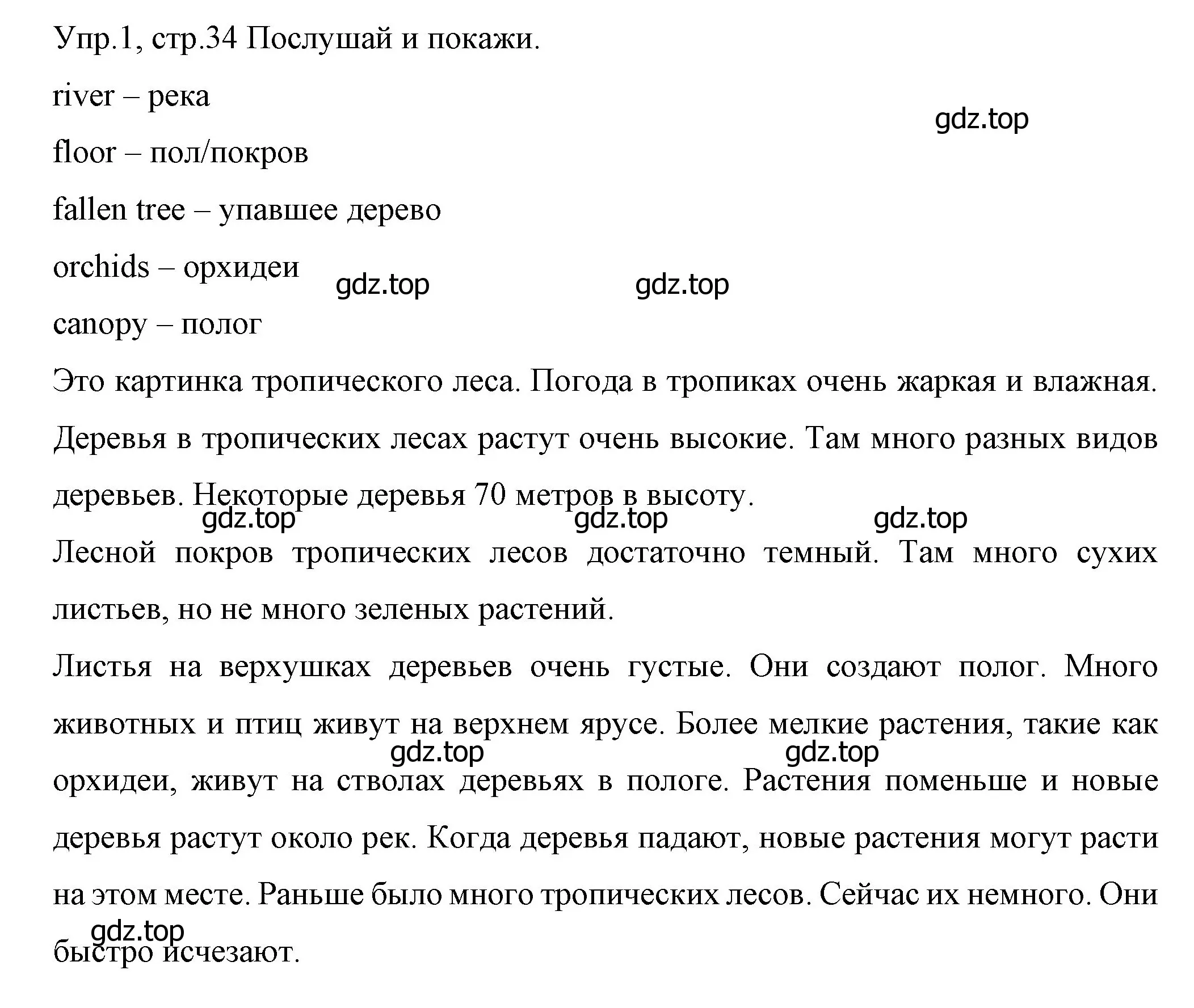 Решение номер 1 (страница 34) гдз по английскому языку 4 класс Вербицкая, Эббс, учебник 1 часть