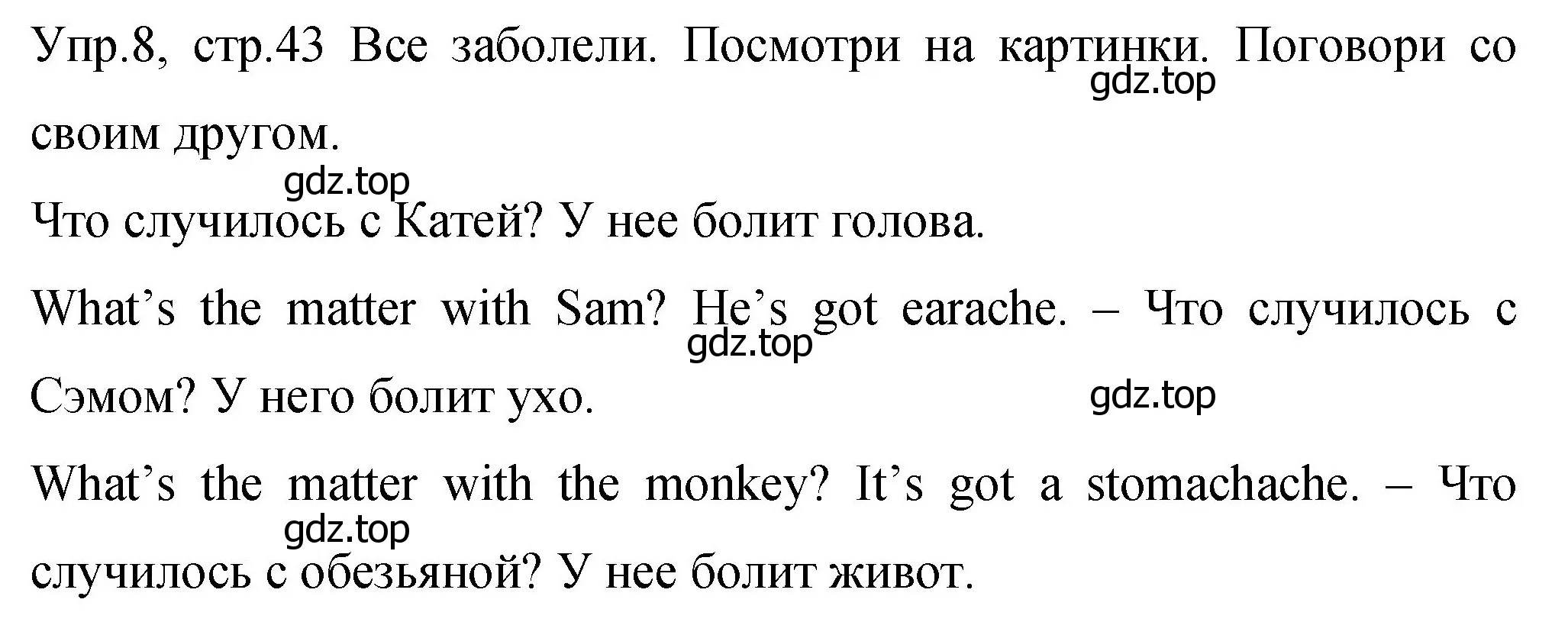 Решение номер 8 (страница 43) гдз по английскому языку 4 класс Вербицкая, Эббс, учебник 2 часть