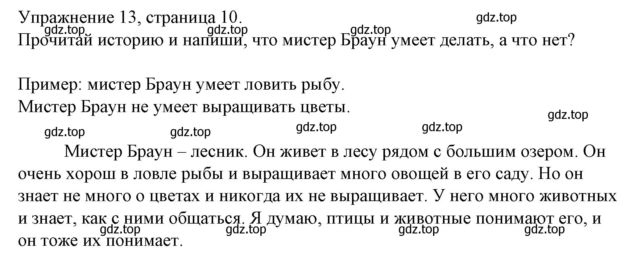 Решение номер 13 (страница 10) гдз по английскому языку 4 класс Верещагина, Афанасьева, рабочая тетрадь