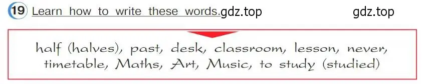 Условие номер 19 (страница 52) гдз по английскому языку 4 класс Верещагина, Афанасьева, учебник 1 часть