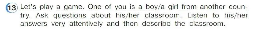 Условие номер 13 (страница 58) гдз по английскому языку 4 класс Верещагина, Афанасьева, учебник 1 часть