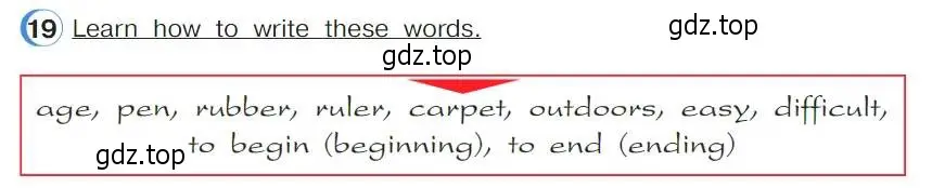 Условие номер 19 (страница 68) гдз по английскому языку 4 класс Верещагина, Афанасьева, учебник 1 часть