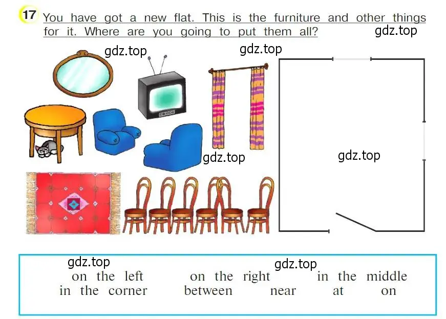 Условие номер 17 (страница 99) гдз по английскому языку 4 класс Верещагина, Афанасьева, учебник 1 часть
