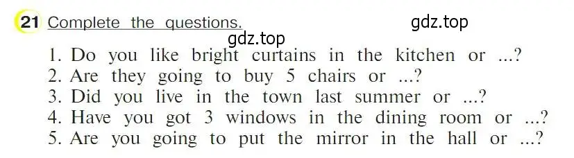 Условие номер 21 (страница 100) гдз по английскому языку 4 класс Верещагина, Афанасьева, учебник 1 часть