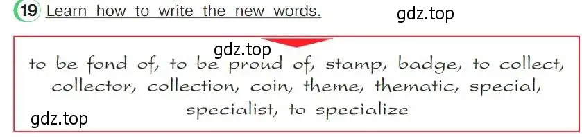 Условие номер 19 (страница 51) гдз по английскому языку 4 класс Верещагина, Афанасьева, учебник 2 часть