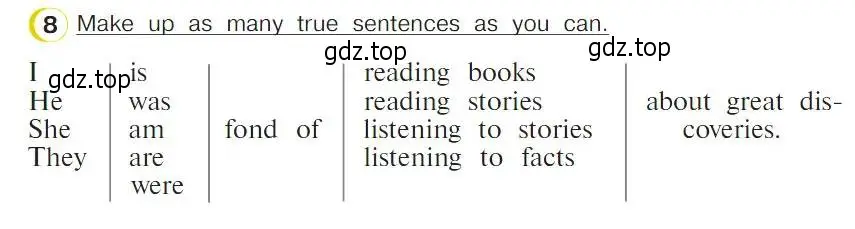 Условие номер 8 (страница 88) гдз по английскому языку 4 класс Верещагина, Афанасьева, учебник 2 часть