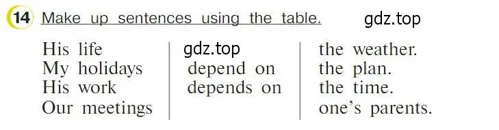 Условие номер 14 (страница 117) гдз по английскому языку 4 класс Верещагина, Афанасьева, учебник 2 часть