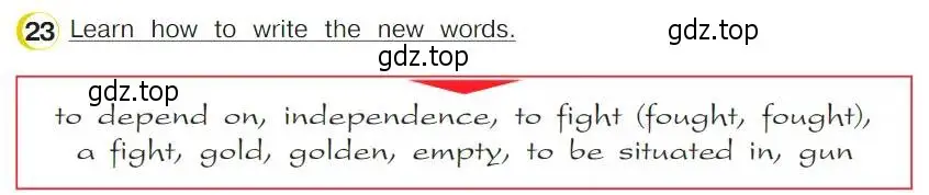 Условие номер 23 (страница 119) гдз по английскому языку 4 класс Верещагина, Афанасьева, учебник 2 часть