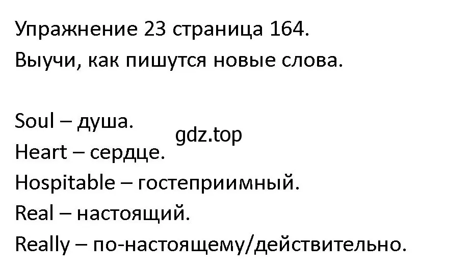 Решение номер 23 (страница 164) гдз по английскому языку 4 класс Верещагина, Афанасьева, учебник 2 часть