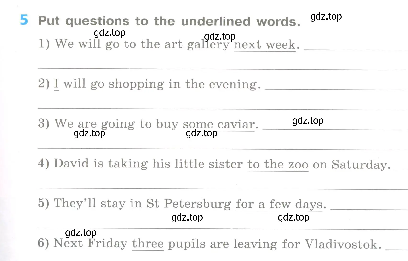 Условие номер 5 (страница 21) гдз по английскому языку 5 класс Афанасьева, Михеева, рабочая тетрадь