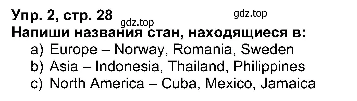 Решение номер 3 (страница 28) гдз по английскому языку 5 класс Афанасьева, Михеева, рабочая тетрадь