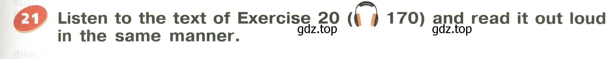 Условие номер 21 (страница 175) гдз по английскому языку 5 класс Афанасьева, Михеева, учебник 2 часть