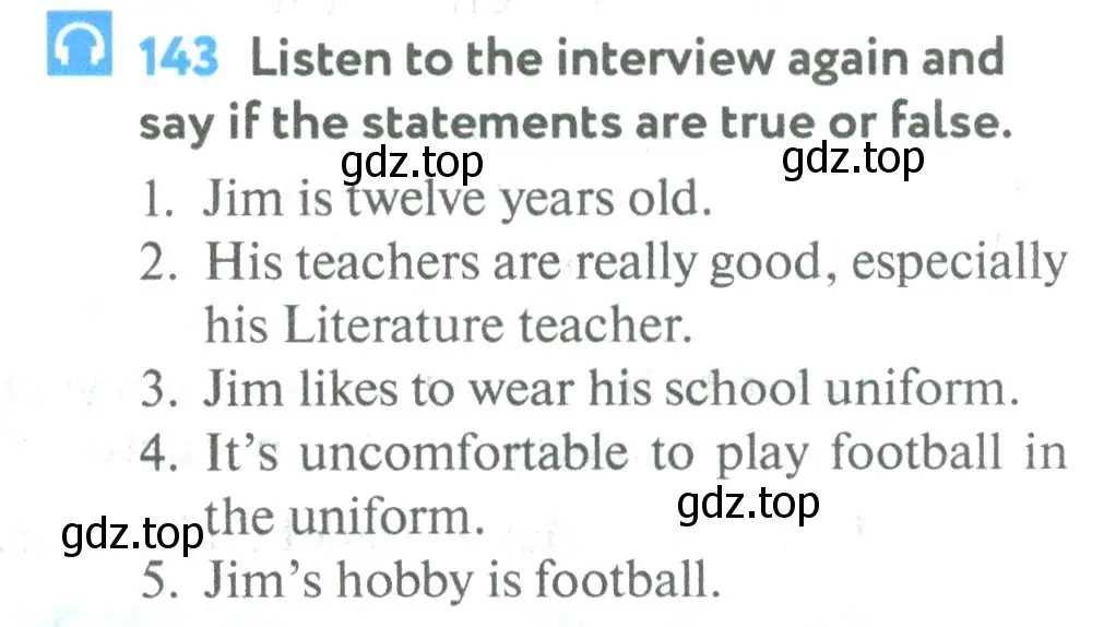 Условие номер 143 (страница 40) гдз по английскому языку 5 класс Биболетова, Денисенко, учебник