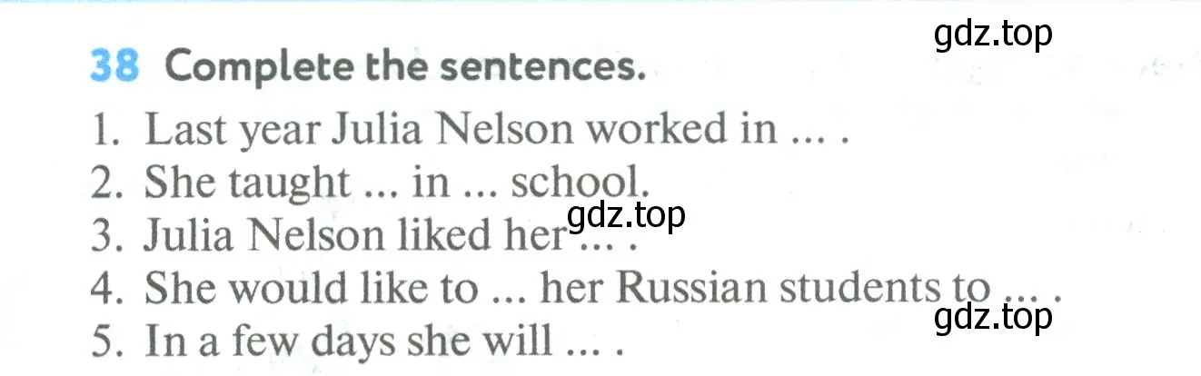 Условие номер 38 (страница 18) гдз по английскому языку 5 класс Биболетова, Денисенко, учебник