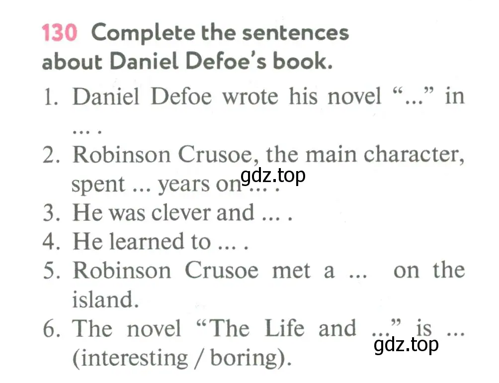 Условие номер 130 (страница 128) гдз по английскому языку 5 класс Биболетова, Денисенко, учебник