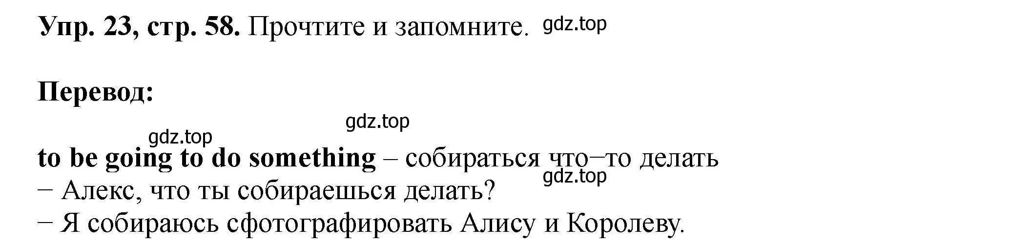 Решение номер 23 (страница 58) гдз по английскому языку 5 класс Биболетова, Денисенко, учебник