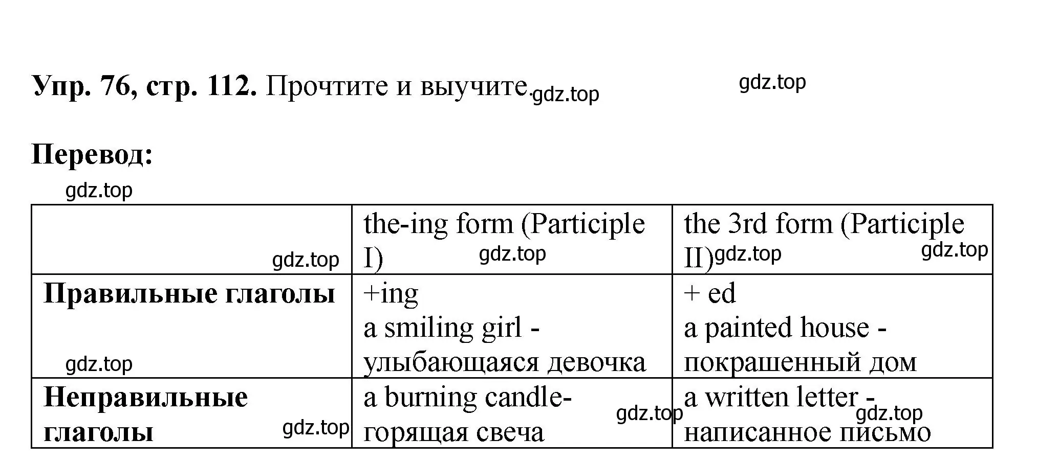 Решение номер 76 (страница 112) гдз по английскому языку 5 класс Биболетова, Денисенко, учебник