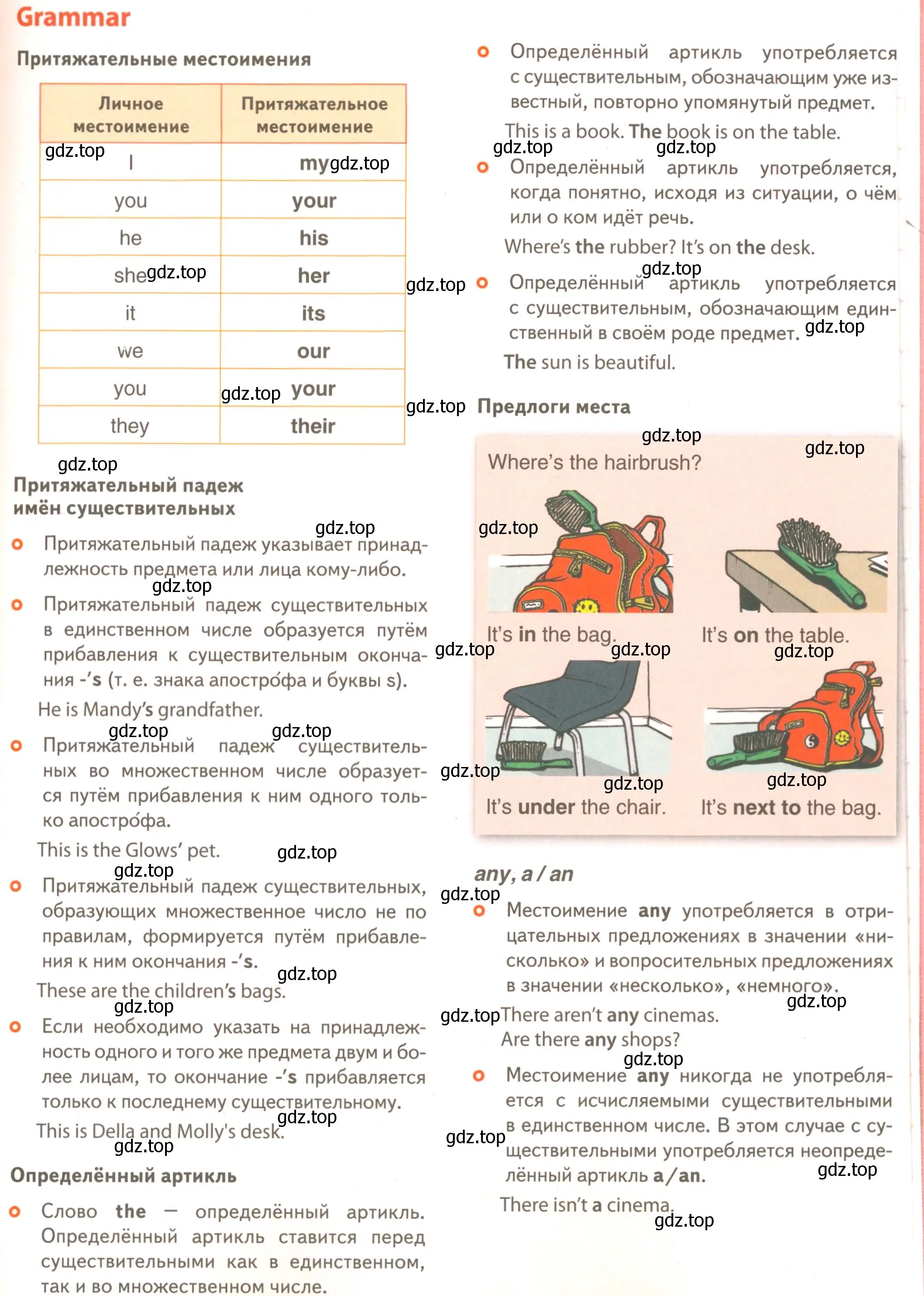 Условие  Grammar (страница 17) гдз по английскому языку 5 класс Комарова, Ларионова, учебник