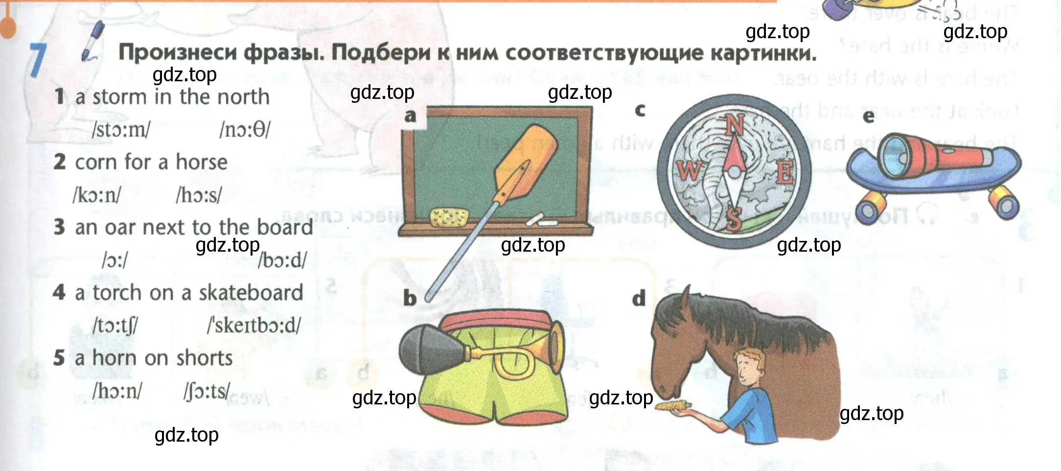 Условие номер 7 (страница 29) гдз по английскому языку 5 класс Маневич, Полякова, учебник