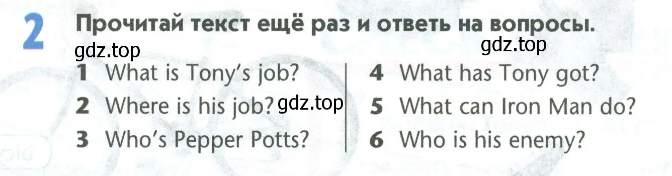 Условие номер 2 (страница 60) гдз по английскому языку 5 класс Маневич, Полякова, учебник