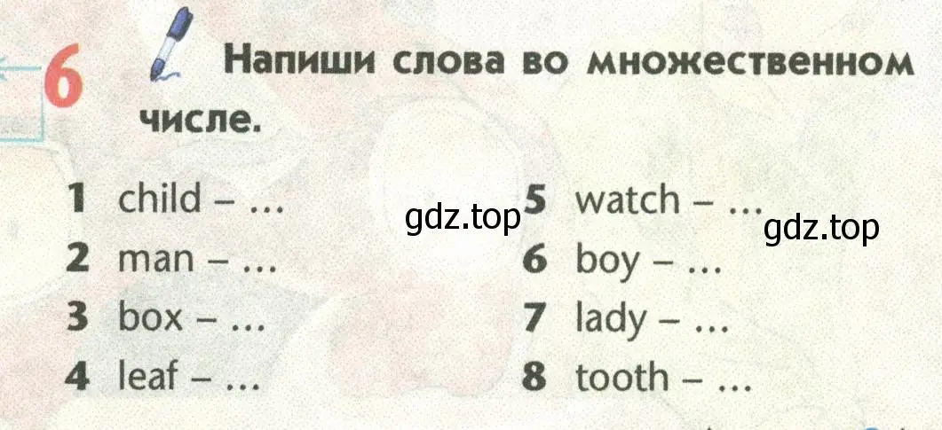 Условие номер 6 (страница 72) гдз по английскому языку 5 класс Маневич, Полякова, учебник