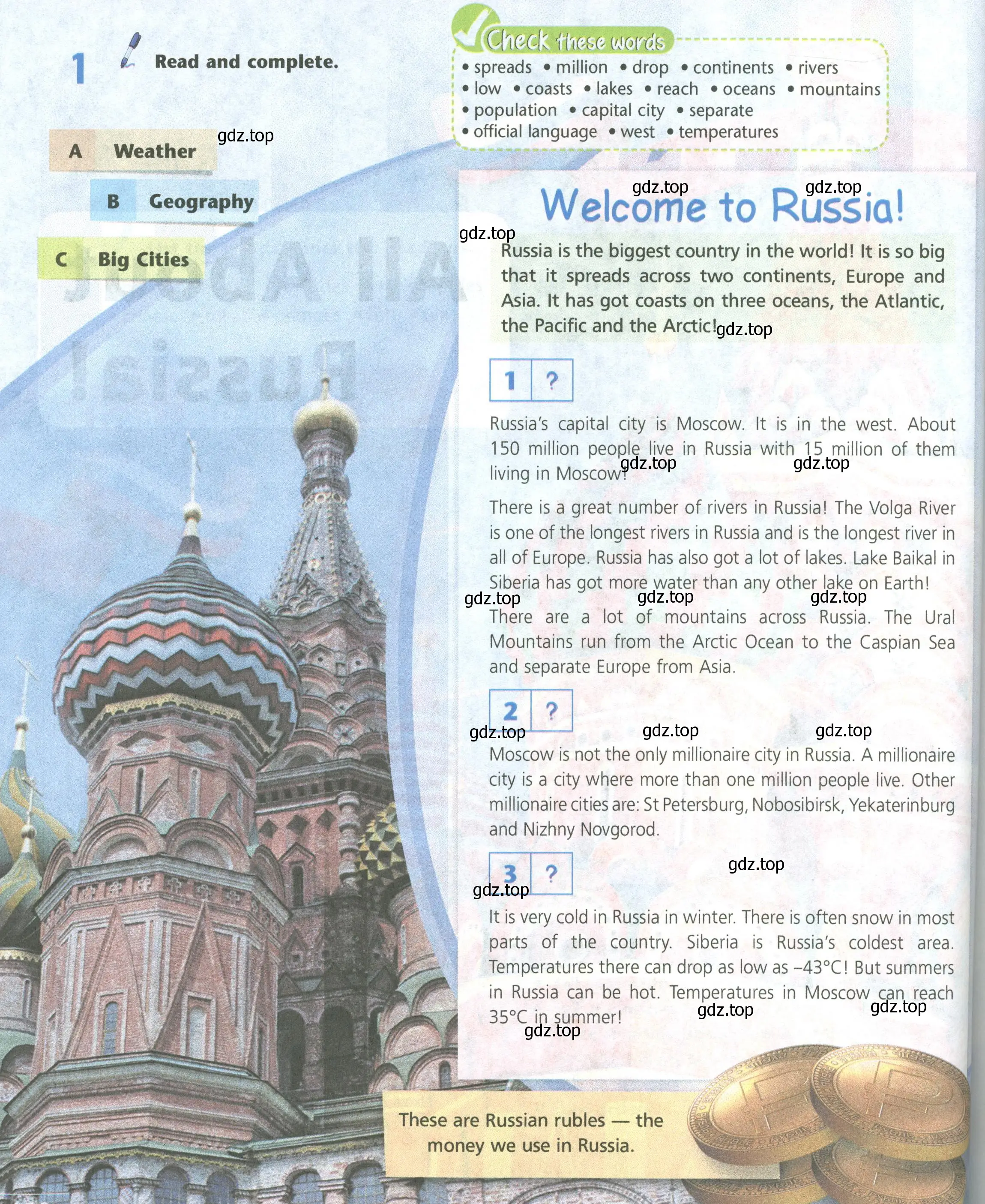 Условие номер 1 (страница 158) гдз по английскому языку 5 класс Маневич, Полякова, учебник