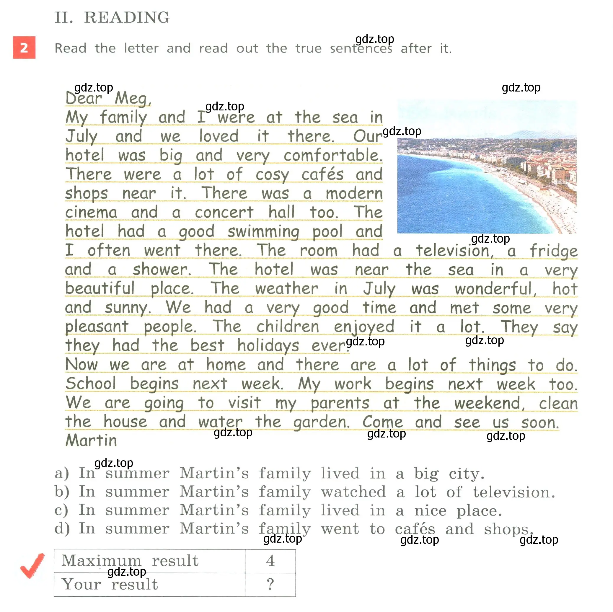 Условие номер 2 (страница 44) гдз по английскому языку 5 класс Афанасьева, Михеева, учебник 1 часть