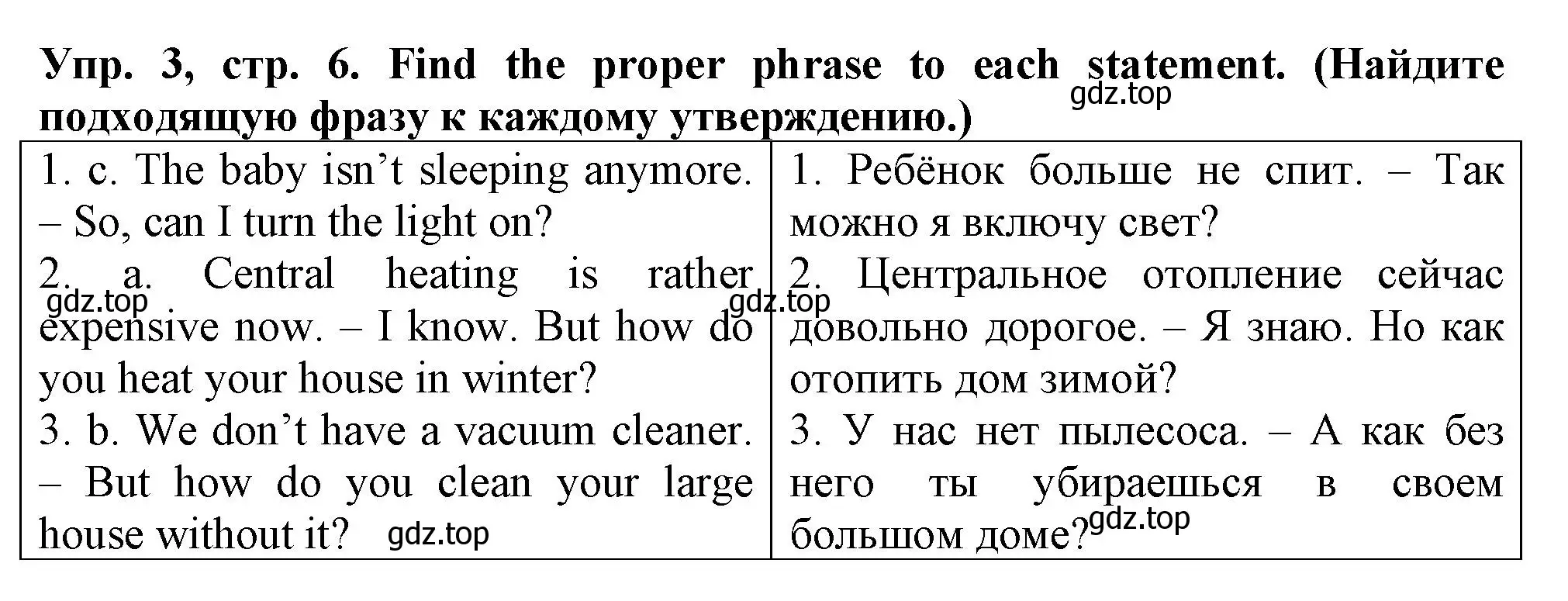 Решение номер 3 (страница 6) гдз по английскому языку 5 класс Терентьева, контрольные задания