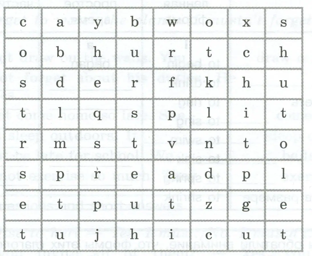 Find and circle V₂ and V₃ of the verbs