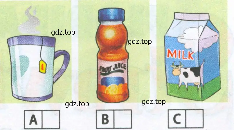 Рисунок. What is Tom's favourite drink?