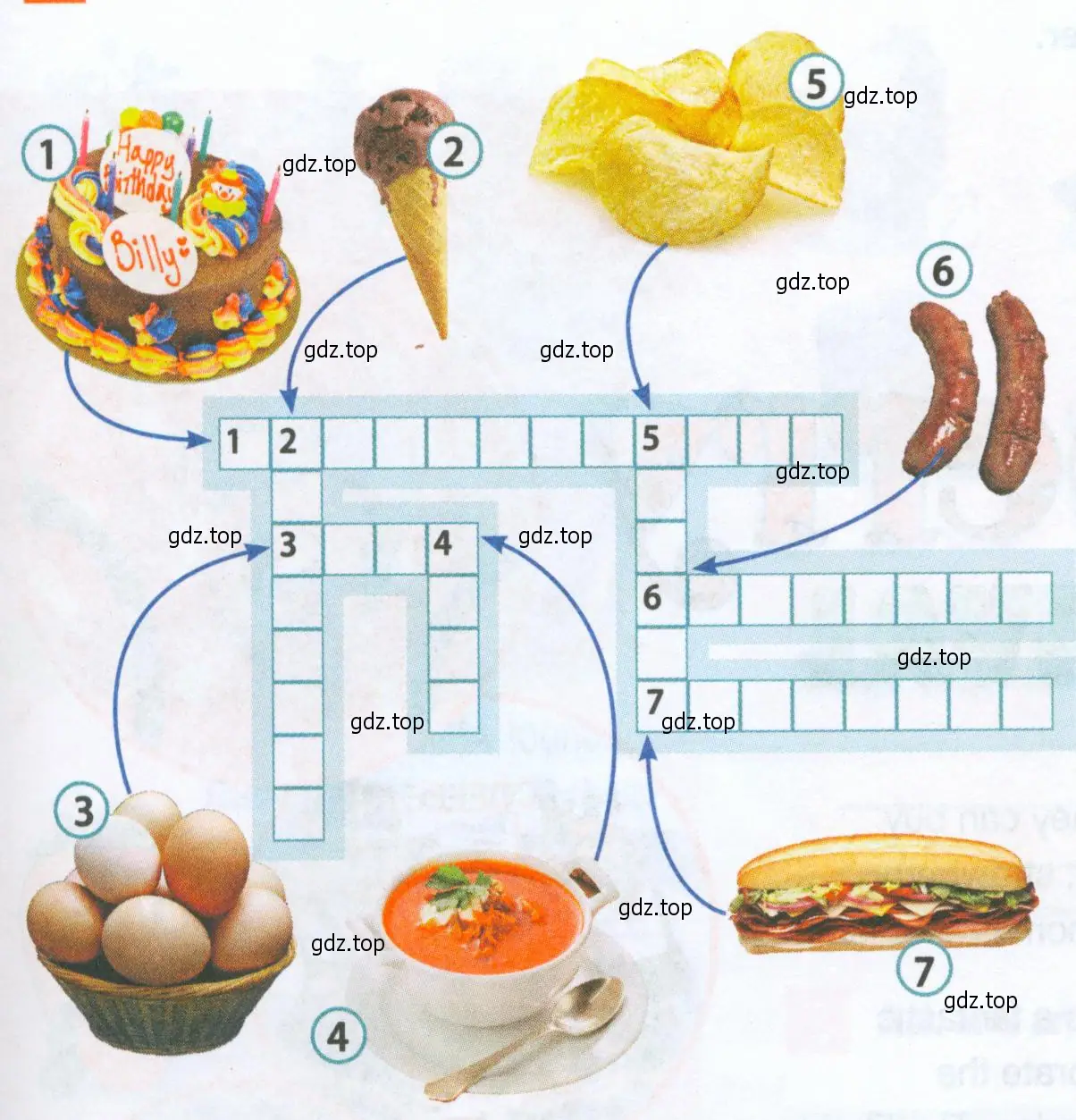 Рисунок. Do the crossword puzzle