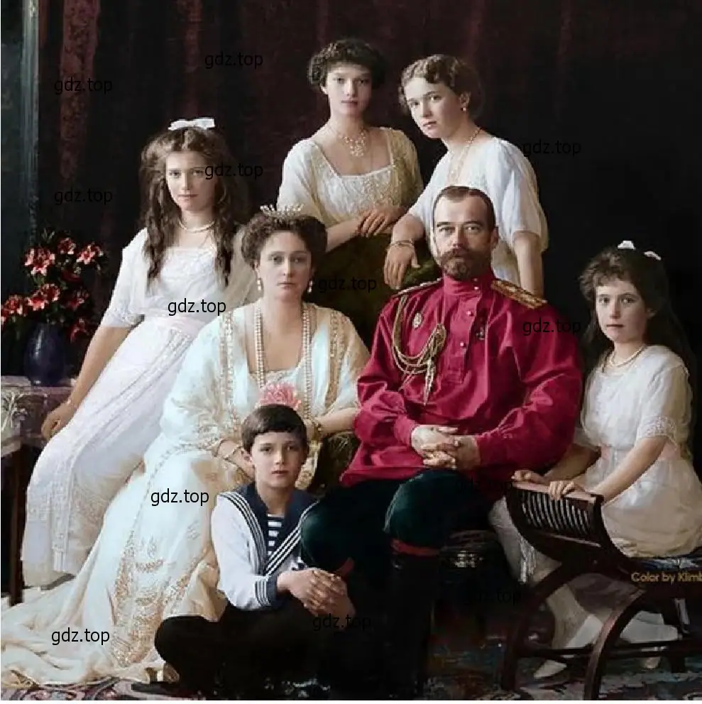 Рисунок. Romanov royal family