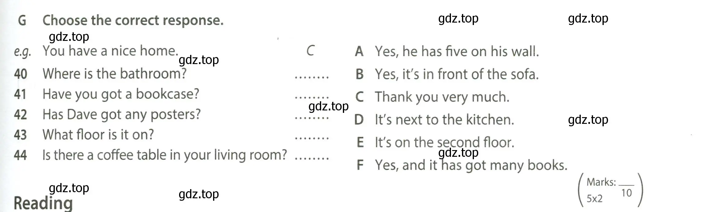 Условие номер G (страница 27) гдз по английскому языку 5 класс Ваулина, Дули, контрольные задания