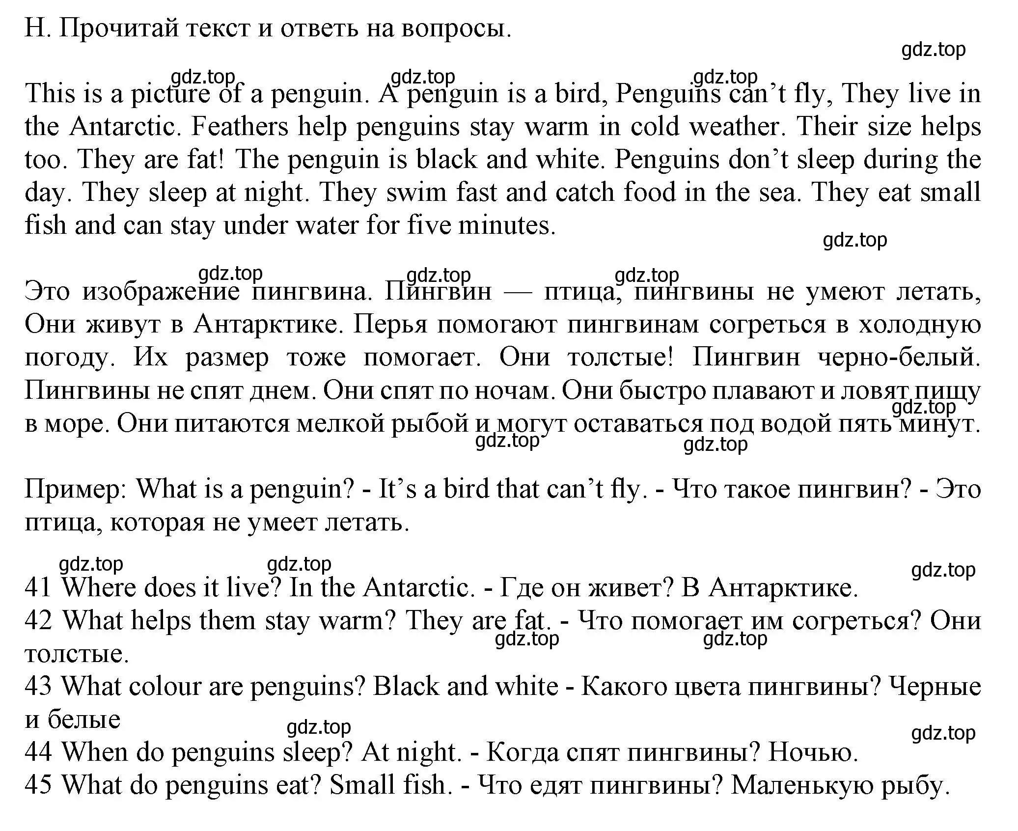 Решение номер H (страница 39) гдз по английскому языку 5 класс Ваулина, Дули, контрольные задания