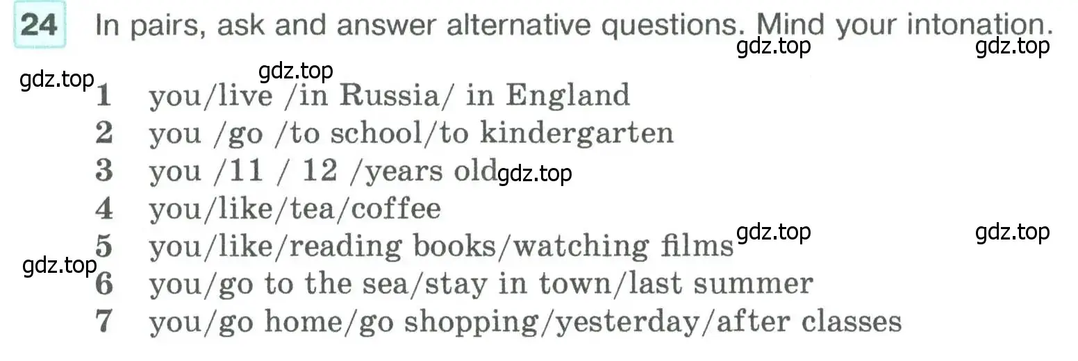 Условие номер 24 (страница 11) гдз по английскому языку 5 класс Вербицкая, Эббс, учебник 1 часть