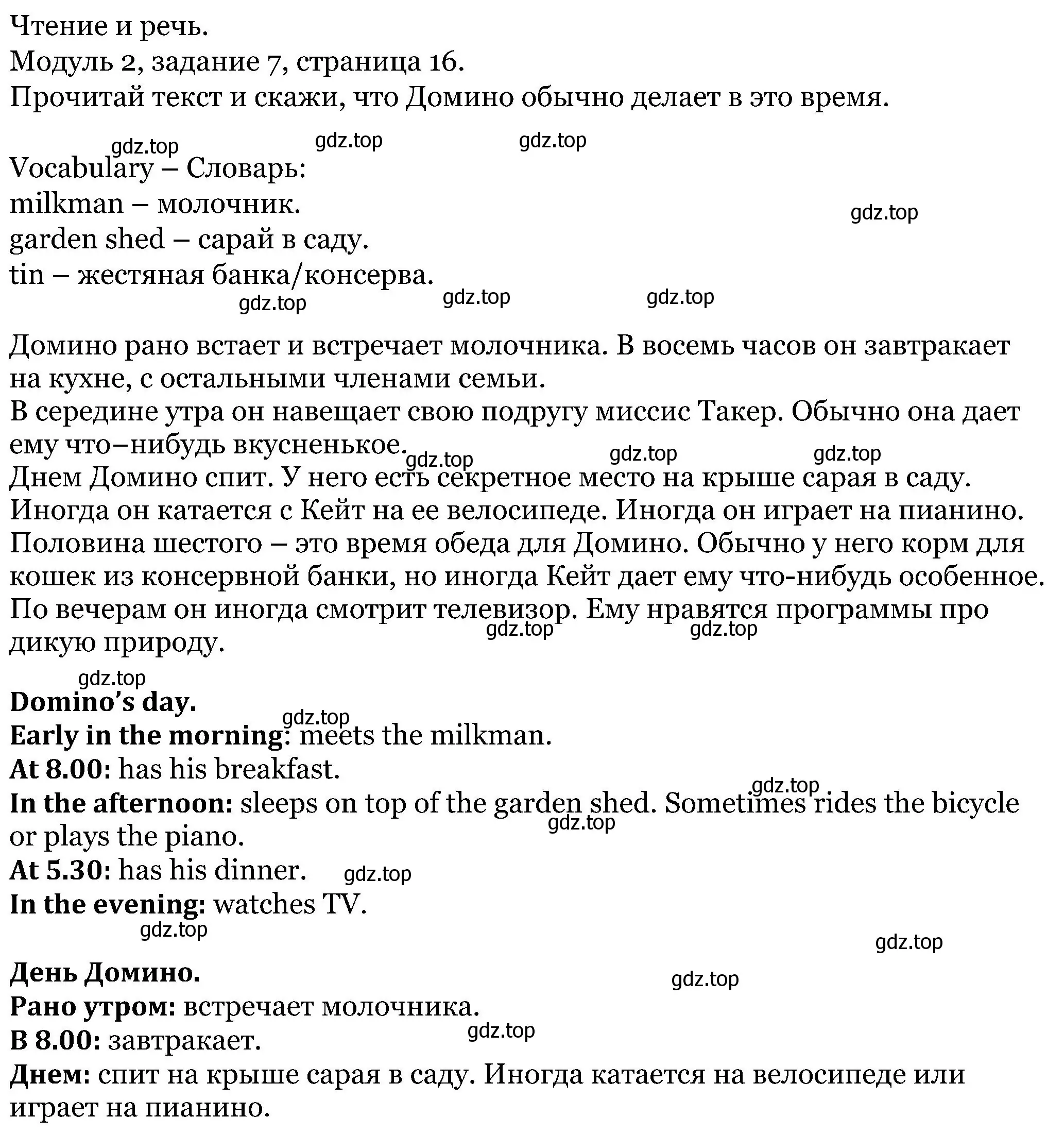 Решение номер 7 (страница 16) гдз по английскому языку 5 класс Вербицкая, Эббс, учебник 1 часть