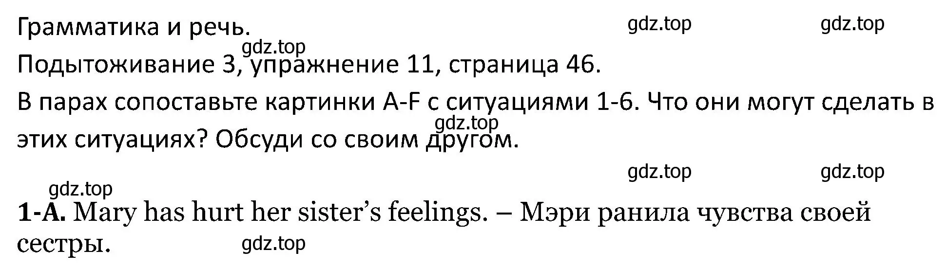 Решение номер 11 (страница 46) гдз по английскому языку 5 класс Вербицкая, Эббс, учебник 2 часть