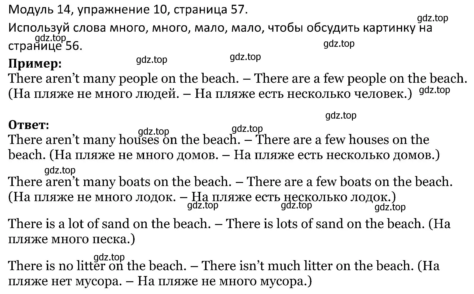 Решение номер 10 (страница 57) гдз по английскому языку 5 класс Вербицкая, Эббс, учебник 2 часть