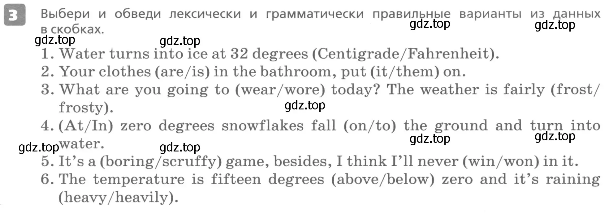 Условие номер 3 (страница 62) гдз по английскому языку 6 класс Афанасьева, Михеева, контрольные задания