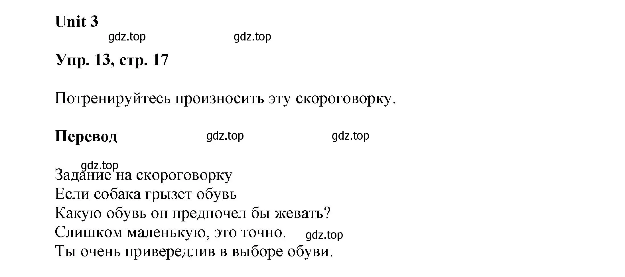 Решение 2. номер 13 (страница 17) гдз по английскому языку 6 класс Афанасьева, Михеева, рабочая тетрадь