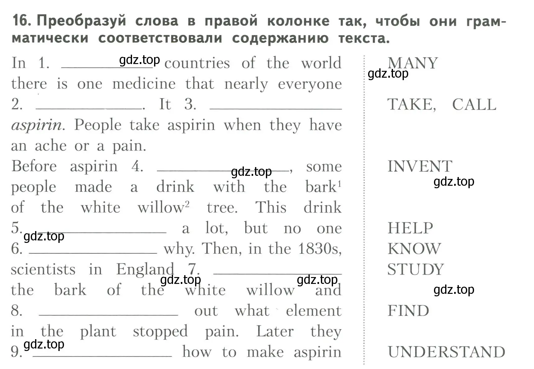 Условие номер 16 (страница 13) гдз по английскому языку 6 класс Афанасьева, Михеева, тренировочные упражнения в формате ОГЭ