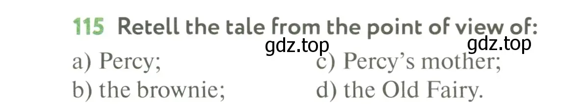 Условие номер 115 (страница 118) гдз по английскому языку 6 класс Биболетова, Денисенко, учебник
