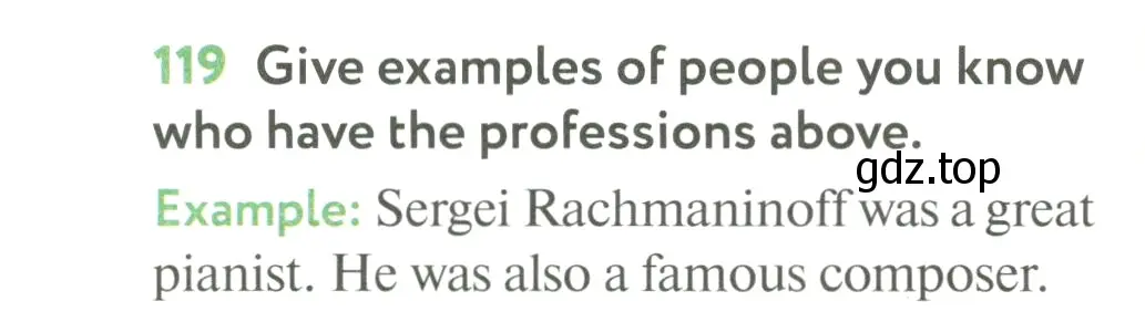 Условие номер 119 (страница 120) гдз по английскому языку 6 класс Биболетова, Денисенко, учебник