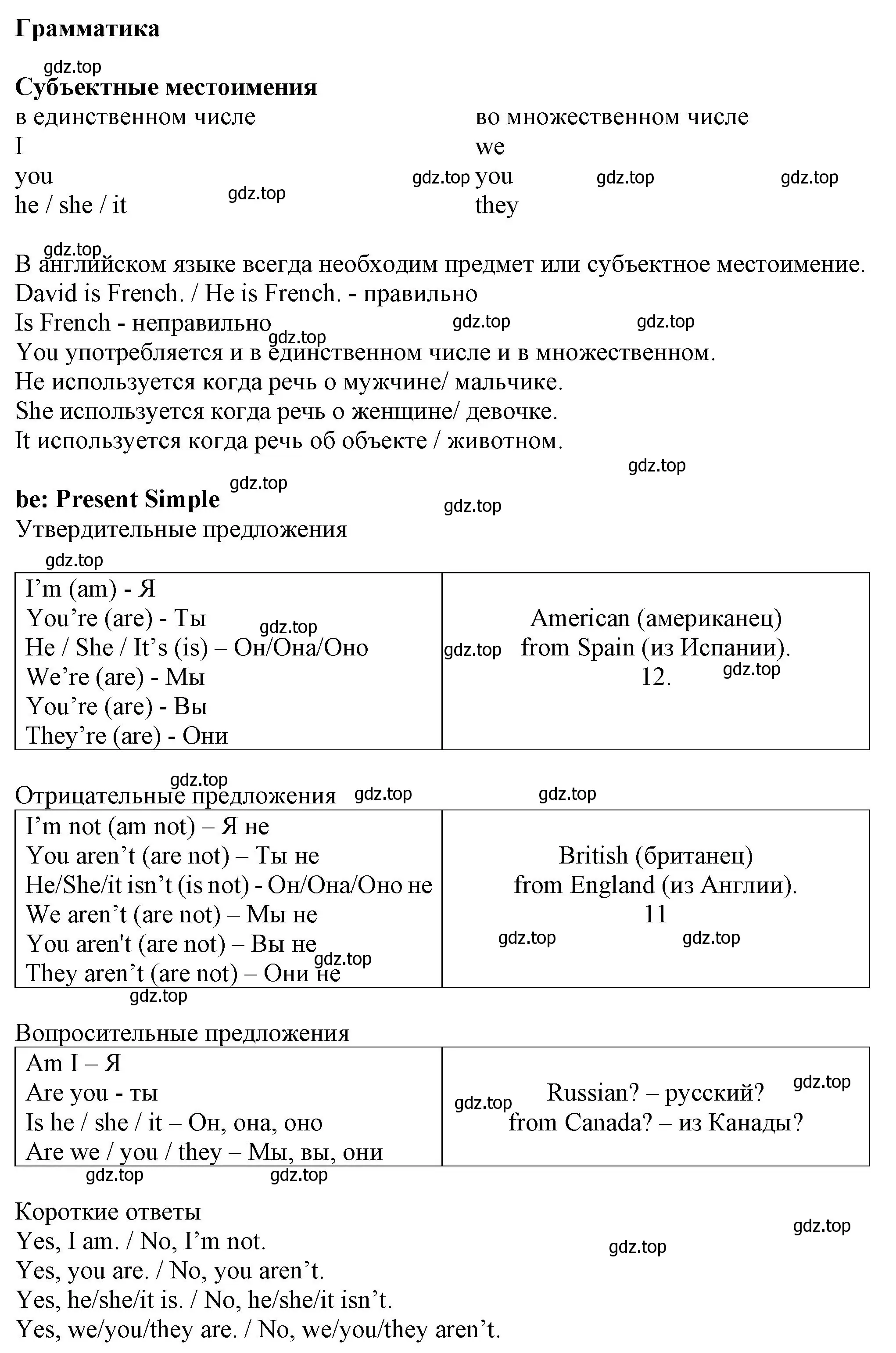 Решение  Grammar (страница 19) гдз по английскому языку 6 класс Комарова, Ларионова, учебник