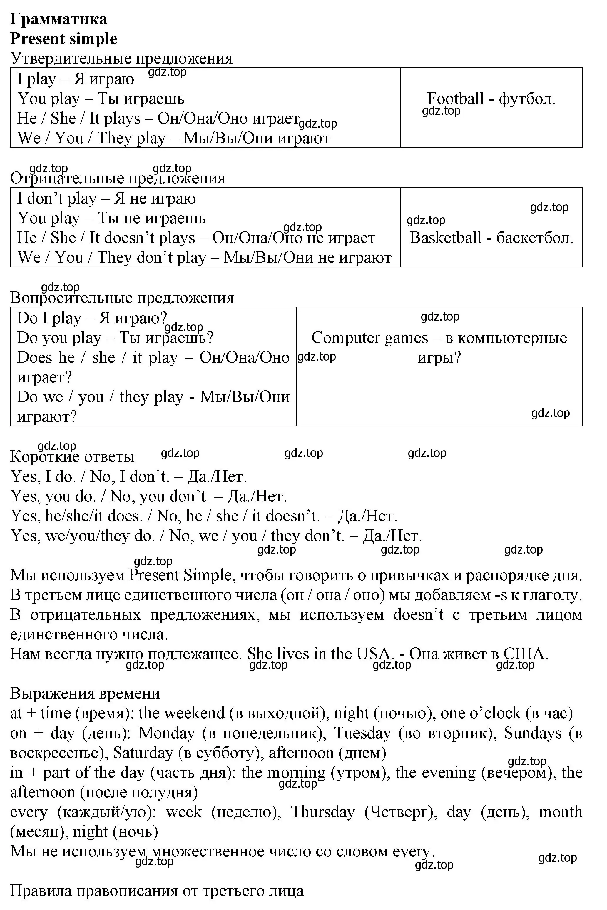 Решение  Grammar (страница 43) гдз по английскому языку 6 класс Комарова, Ларионова, учебник